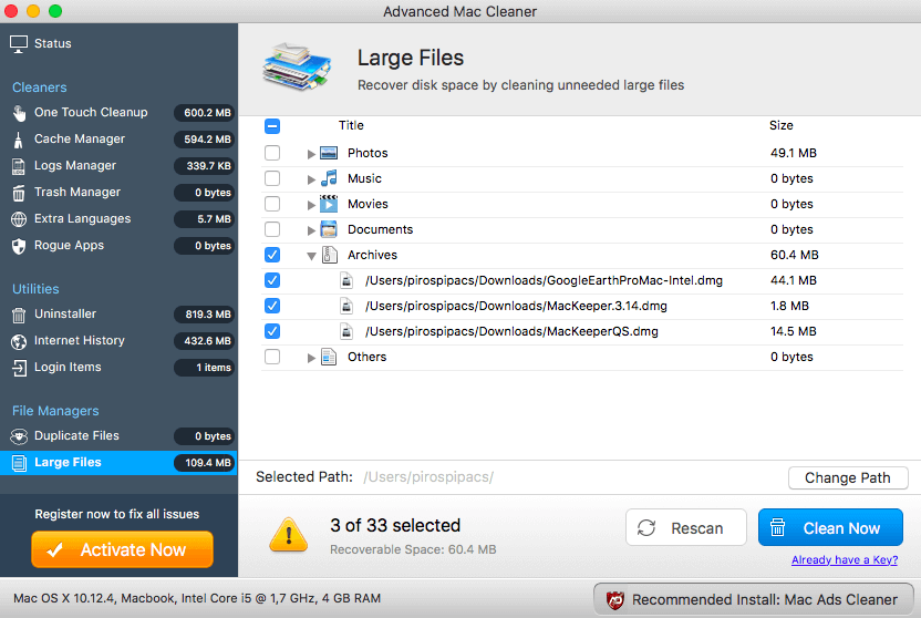Advanced mac cleaner download