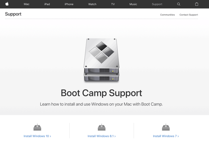 does boot camp support enterprise windows