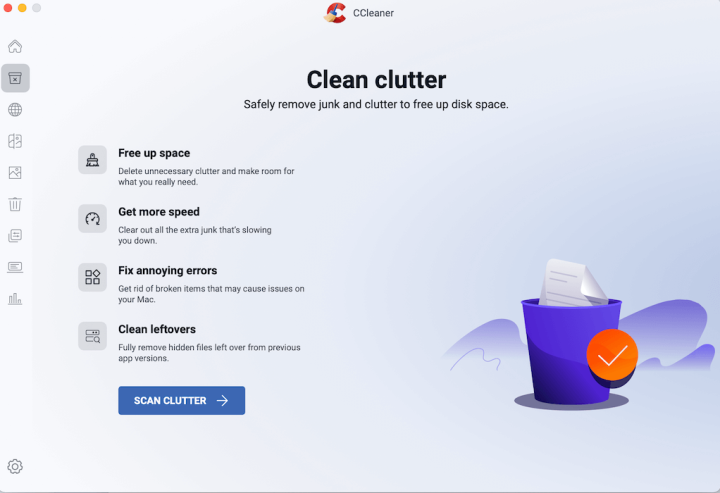 CCleaner Clean Clutter Explanations