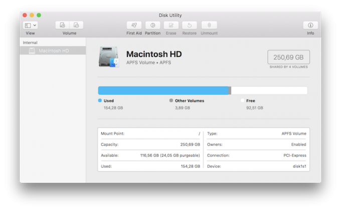 mac disk repair unable to unmount volume for repair