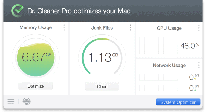 dr cleaner mac stop working