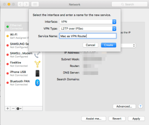 Mac VPN Select Interface